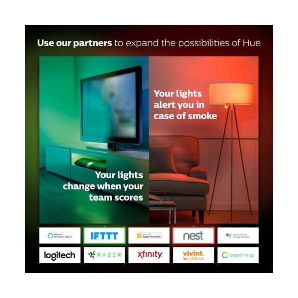 Philips Hue Lily Outdoor Spotlight Base Kit with Bridge Starter kit