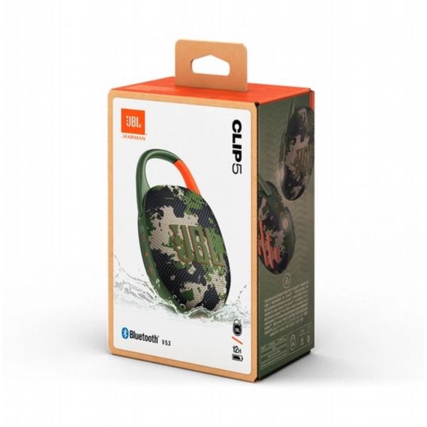 JBL Clip 5 Portable Speaker Squad