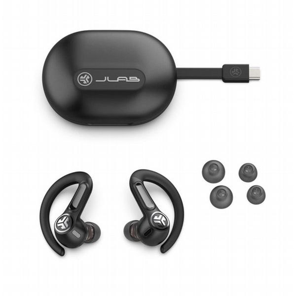 JLab Epic Sport ANC 3 True Wireless Earbuds- Black