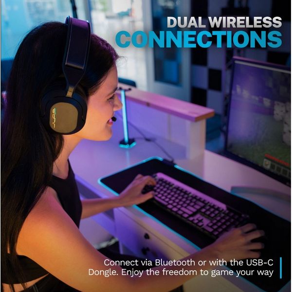 JLAB Nightfall Wireless Gaming Headset - Black