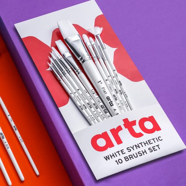 Arta : Synthetic Brush : Set of 10