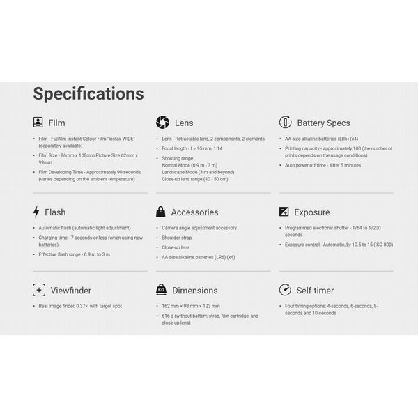 Fuji Instax Wide 400