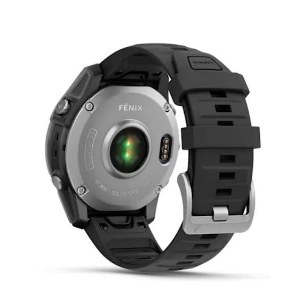 Garmin Fenix E AMOLED Smart Watch - Stainless Steel & Black, 47 mm