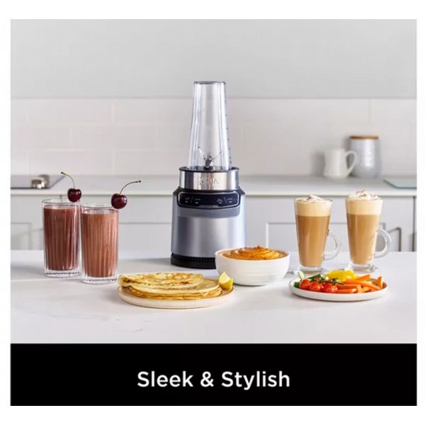 NINJA Auto-iQ BN500UK Blender - Black & Silver
