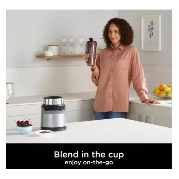NINJA Auto-iQ BN500UK Blender - Black & Silver