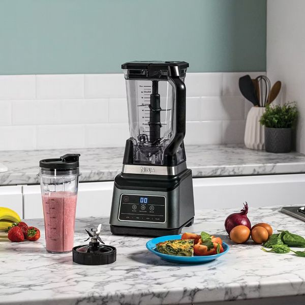 NINJA 2-in-1 BN750UK Blender - Black & Silver