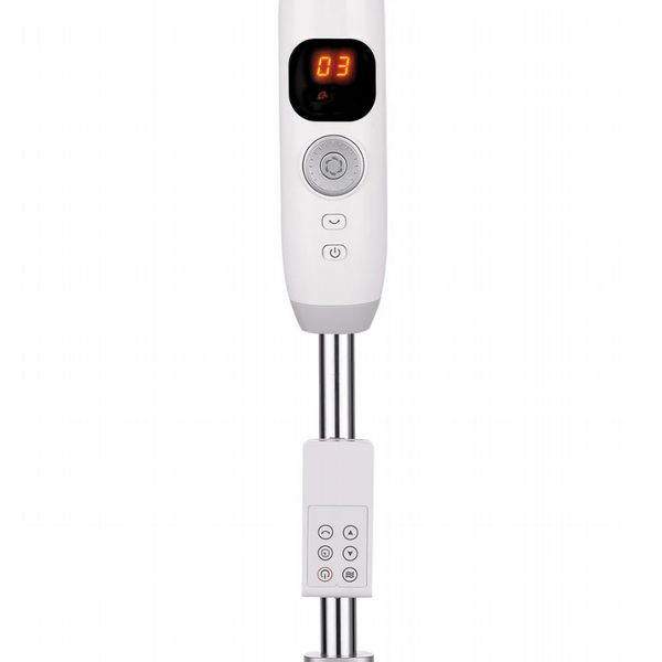 Igenix Digital Pedestal Fan, Ultra Quiet, Timer & Remote Control, 16 Inch, White