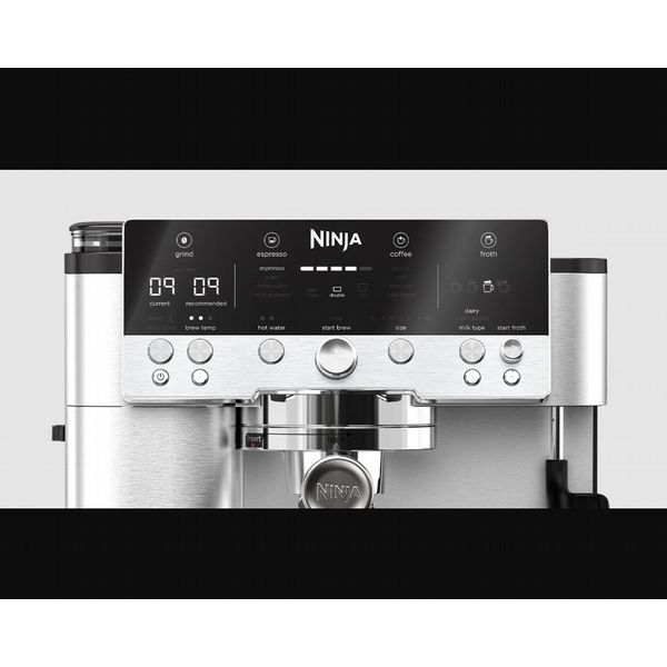 Ninja Luxe Café Premier Series Bean to Cup Coffee Machine Silver & Black