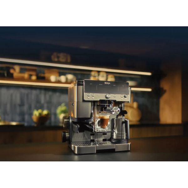 Ninja Luxe Café Premier Series Bean to Cup Coffee Machine Silver & Black