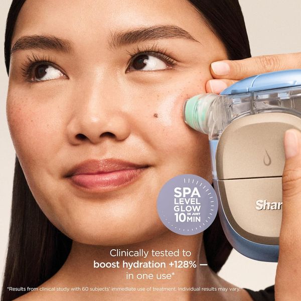 SHARK FacialPro Glow DePuffi at Home Facial - Spa Blue
