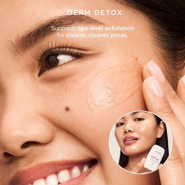SHARK FacialPro Glow DePuffi at Home Facial - Spa Blue