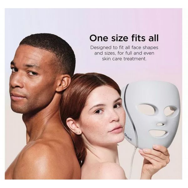 Shark CryoGlow Cooling LED Anti-Ageing & Blemish Repair Mask - Blue Frost/Lilac Chill