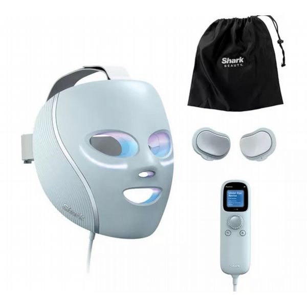 Shark CryoGlow Cooling LED Anti-Ageing & Blemish Repair Mask - Blue Frost/Lilac Chill