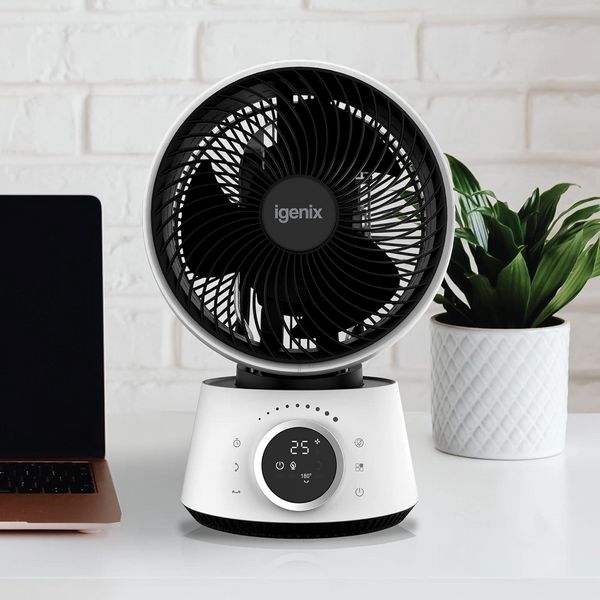 Igenix Digital 9in Turbo Fan White