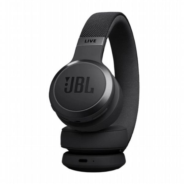 JBL Live 670NC - Wireless On-Ear Noise-Cancelling Headphones with Mic - Black