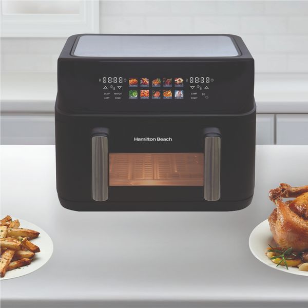 Hamilton Beach 10L FlexiZone Dual Drawer Air Fryer