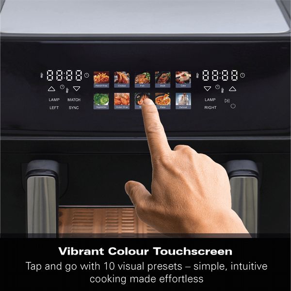 Hamilton Beach 10L FlexiZone Dual Drawer Air Fryer