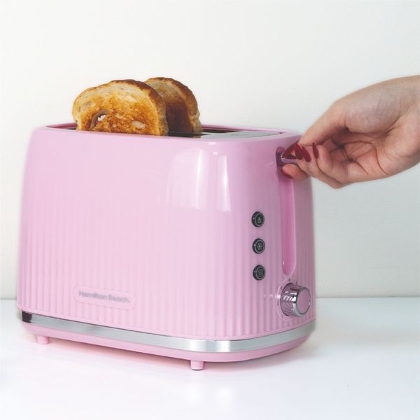 Hamilton Beach Miami Kettle, Toaster & Miami Microwave Set - Pink