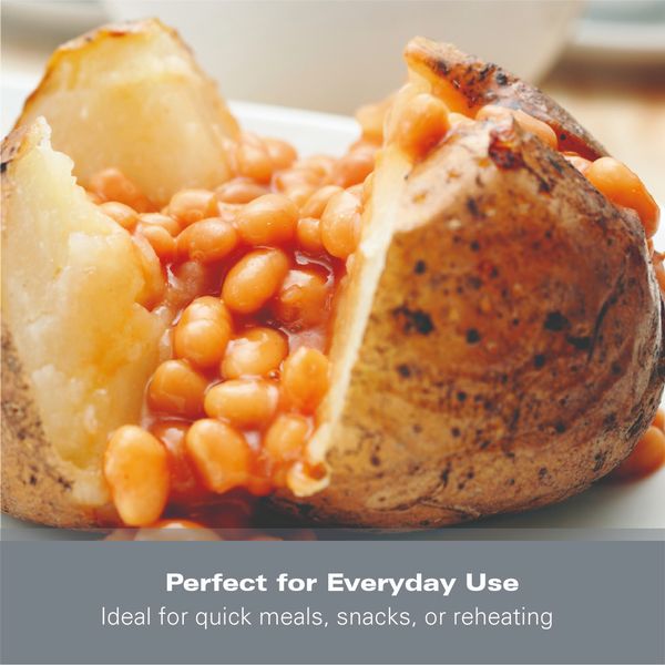 Hamilton Beach 20L Manual Microwave With Stainless Steel Cavity - Black