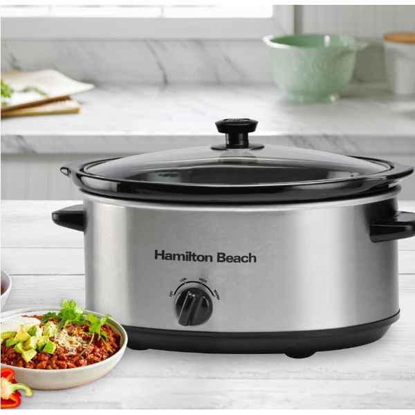 Hamilton Beach 6.5L Slow Cooker Silver