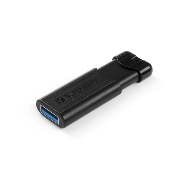 Verbatim Black Pinstripe 256 GB USB 3.0 Flash Drive