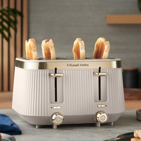 Russell Hobbs Bronte Kettle & Toaster Set Stone