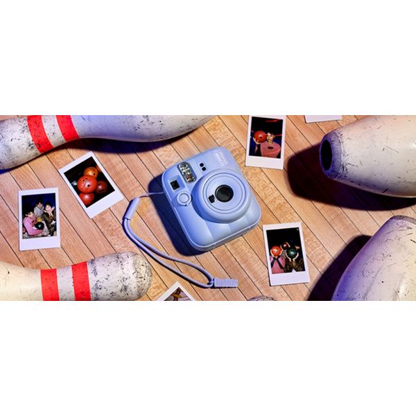 Fujifilm Instax Mini 13 Frost Blue Instant Camera + 30-Pack Film Bundle (Twin Pack & Black Edge)