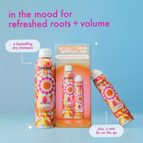 Amika Positively Perked Up Hair Care Set 

