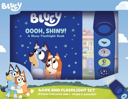 Bluey: Oooh, Shiny! Book and 5-Sound Flashlight Set