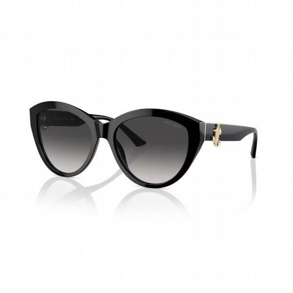 Jimmy Choo Black Frame with Gradient Grey Lens - Size Medium