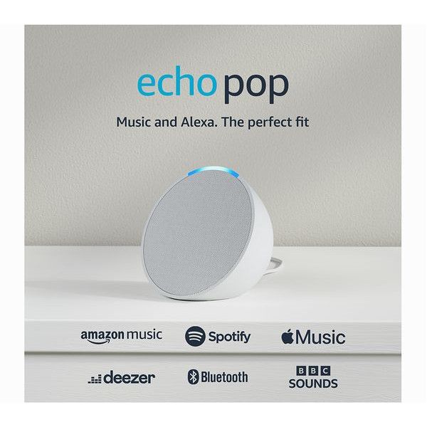 Amazon Echo Pop Glacier White