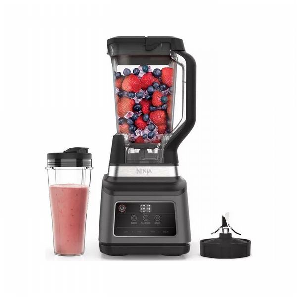 NINJA 2-in-1 BN750UK Blender - Black & Silver