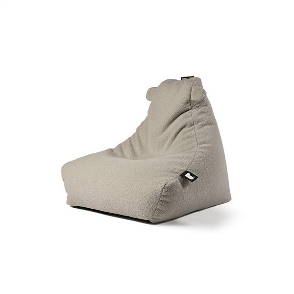 Exteme Lounging Mini B Bag Teddy in Soft Grey