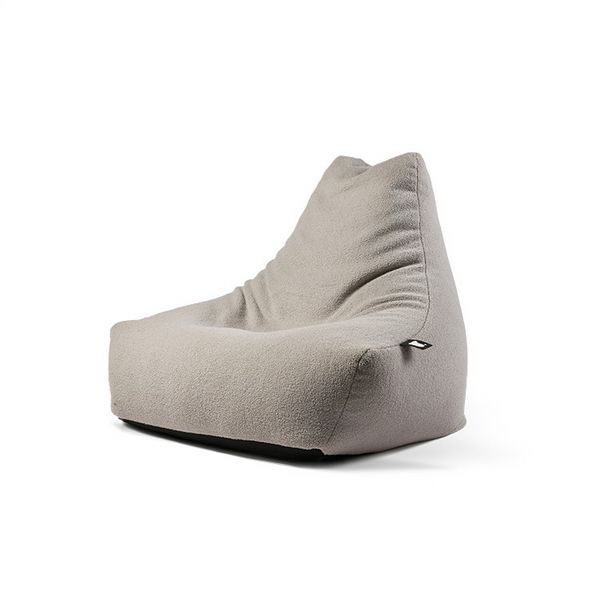Exteme Lounging Mighty B Bag Teddy in Soft Grey