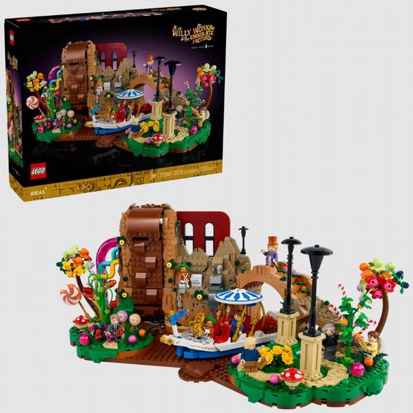 LEGO Ideas Willy Wonka and the chocolate factory