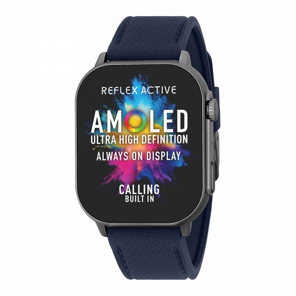 Reflex Active Series 29 Smart Calling Amoled Watch Blue