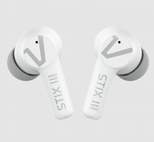 Veho Stix II Pro Earphones Carbon White