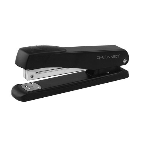 Q-Connect Stapler Metal Full Strip Black