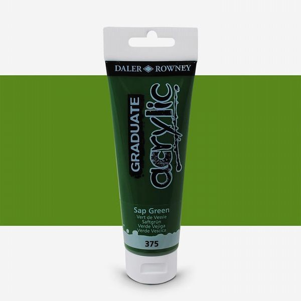 Graduate Acrylic 120ml Sap Green