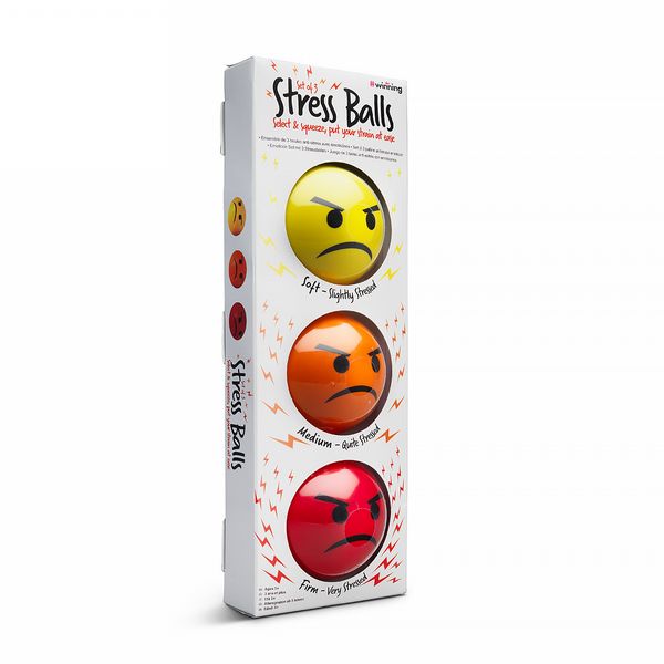 Emoticon Set of 3 Stress Balls