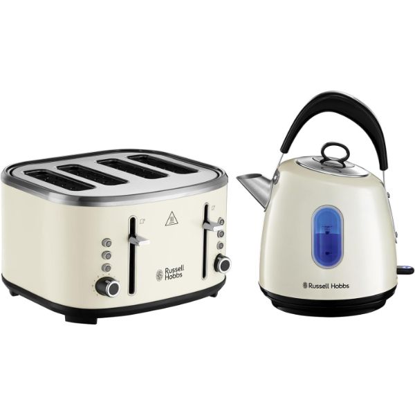 Russell Hobbs Stylevia Breakfast Bundle Cream