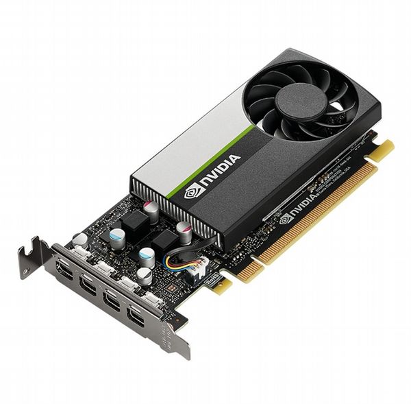  PNY NVIDIA T1000, T1000, 4 GB, GDDR6, 128 bit, 7680 x 4320 pixels, PCI Express x16...