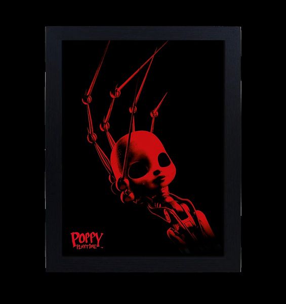 POPPY PLAYTIME The Prototype Red 30 x 40cm Framed Collector Print