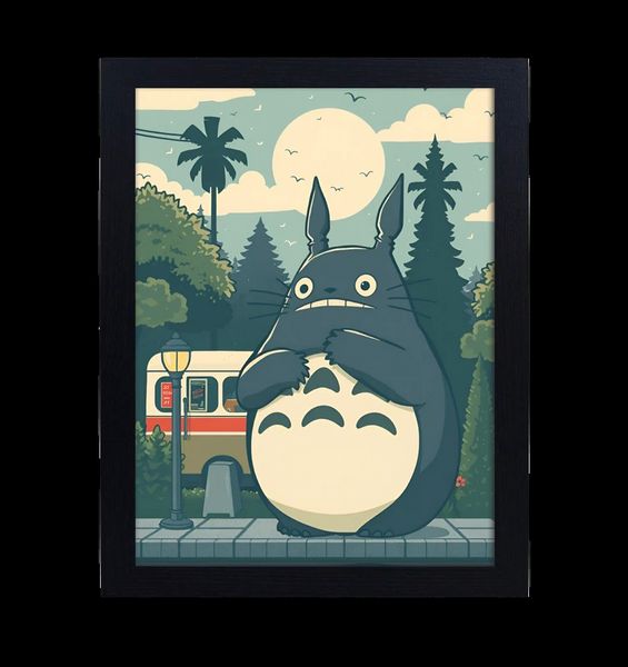 GB Posters Forest Monster 30 x 40cm Framed Collector Print