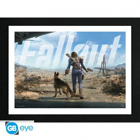 Fallout Female Sole Survivor 30 x 40cm Framed Collector Print