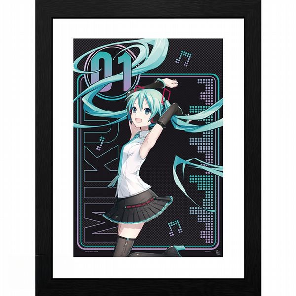 Hatsune Miku 01 30 x 40cm Framed Collector Print