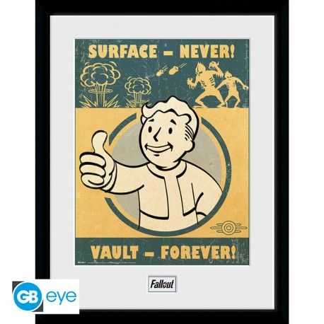 Fallout 4 Vault Forever 30 x 40cm Framed Collector Print