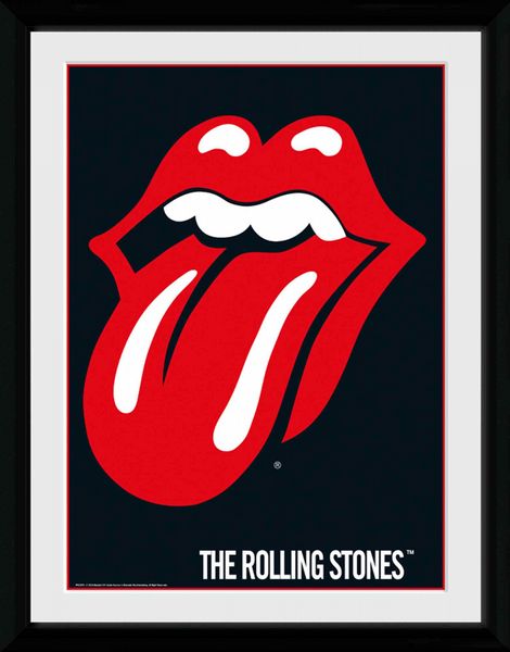 The Rolling Stones Lips 30 x 40cm Framed Collector Print