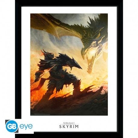 Skyrim Daedric Armor  30 x 40cm Framed Collector Print