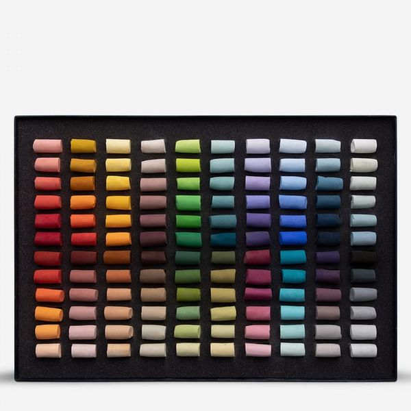 Unison Colour : Soft Pastel : Set of 120 Half Sticks